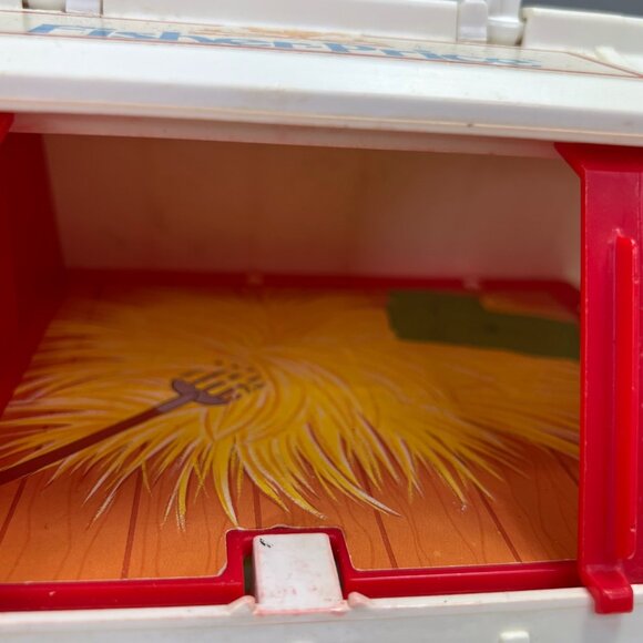 Vintage Fisher Price Little People Farm Barn Moo Door 1999 Chunky - Picture 4 of 9